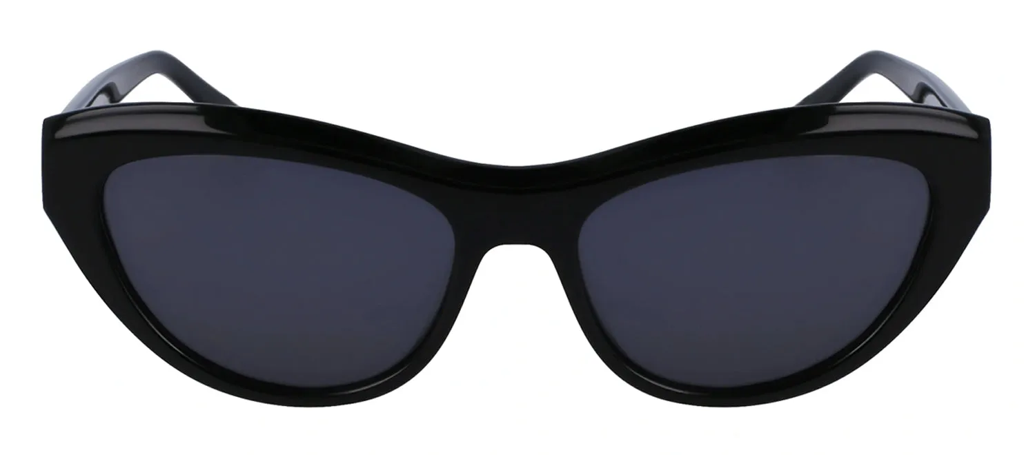 Salvatore Ferragamo SF 1103S 001 Cat-Eye Plastic Black Sunglasses with Grey Lens