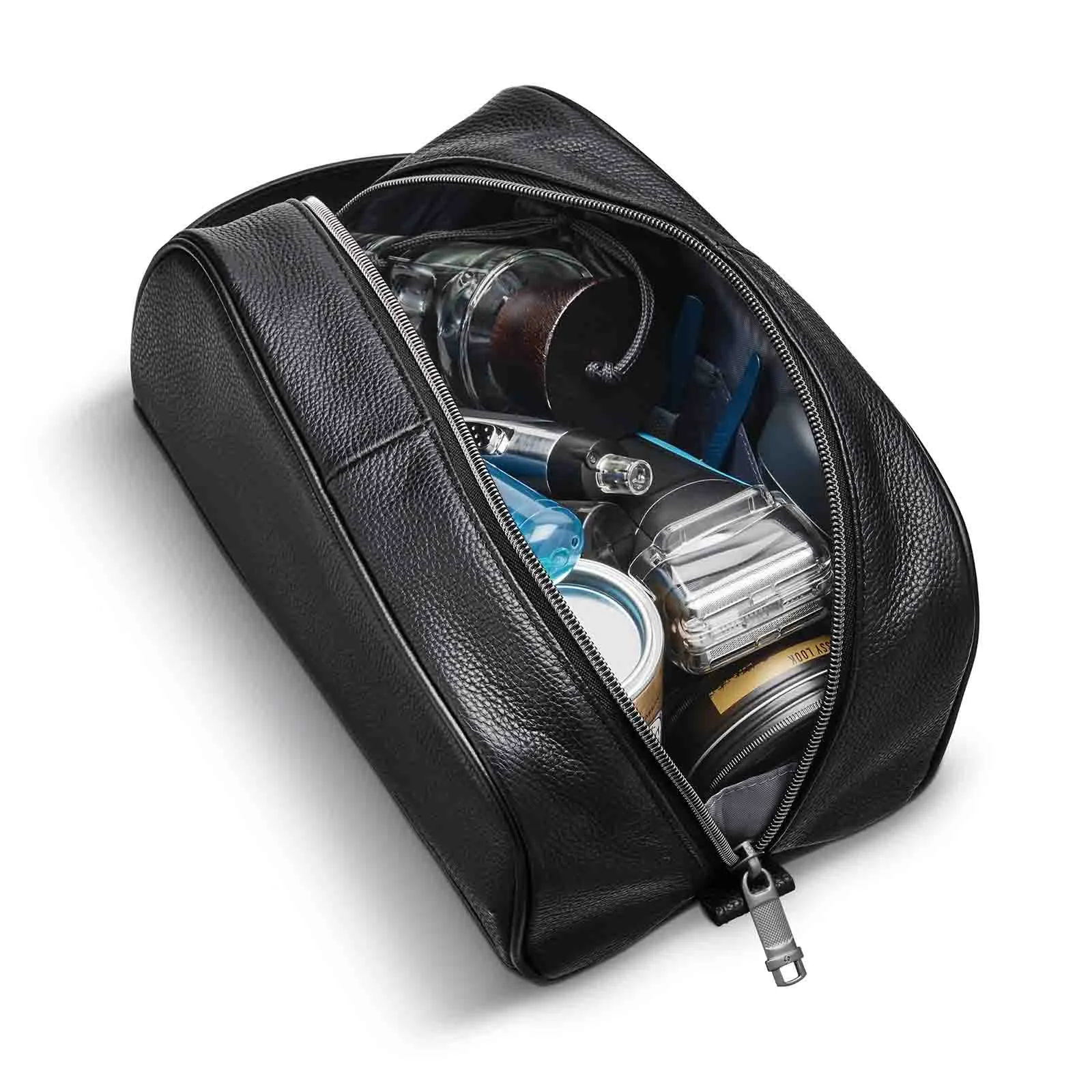 Samsonite Classic Leather Travel Kit Black