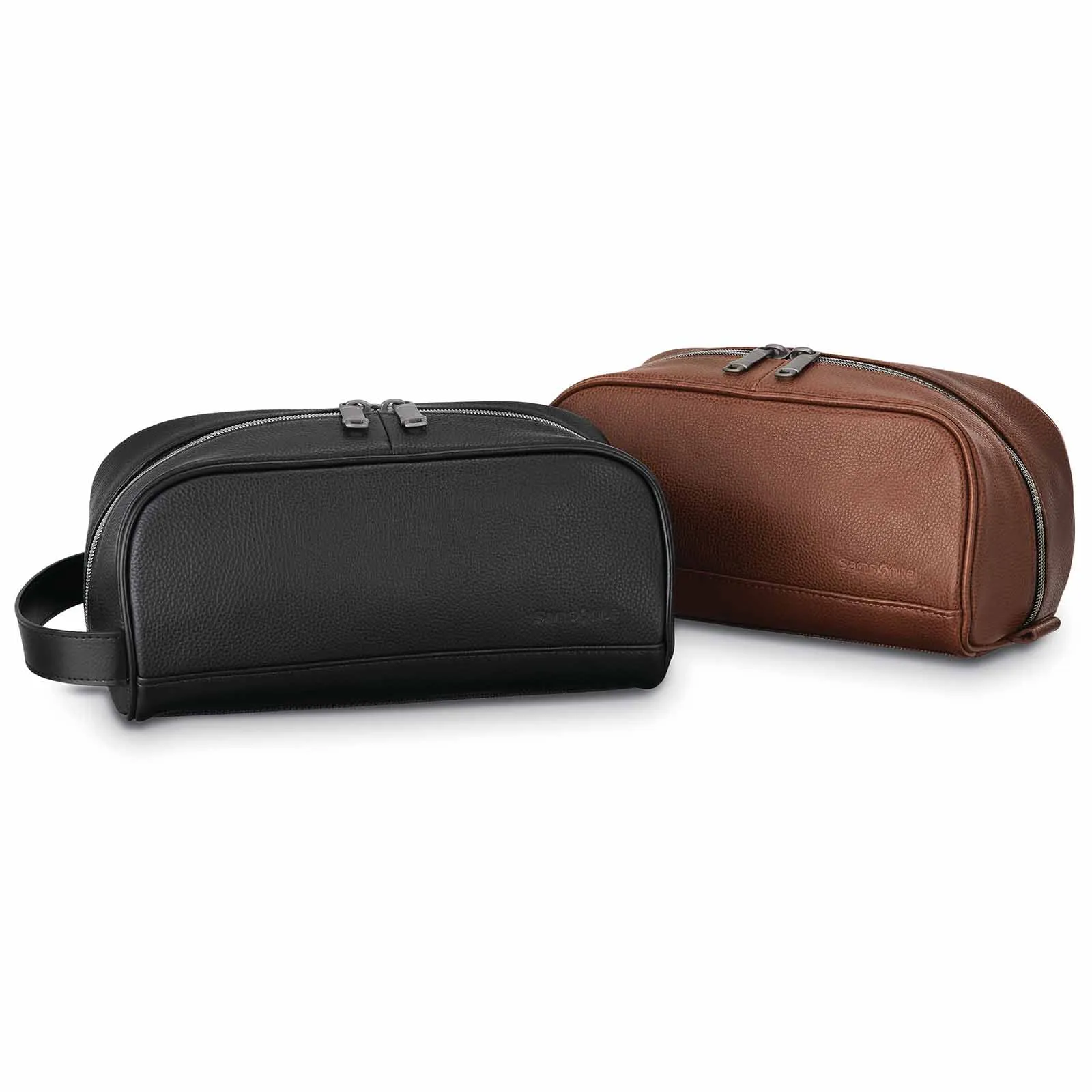 Samsonite Classic Leather Travel Kit Black