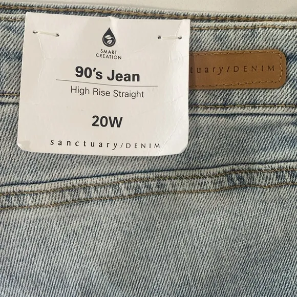 Sanctuary‎ Denim 90’s High Rise Straight Jeans 20W