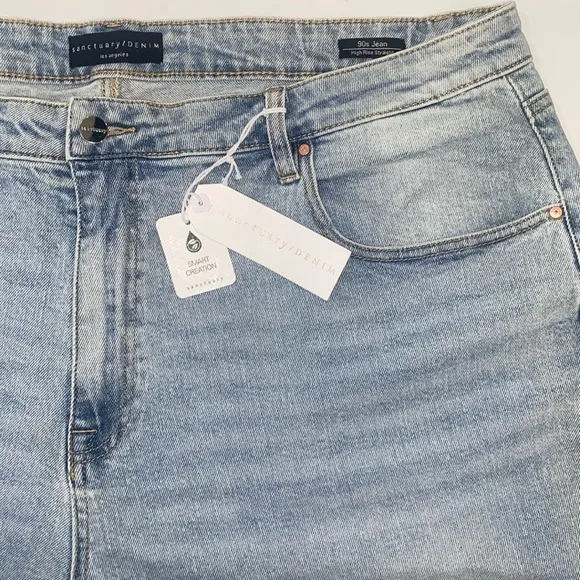 Sanctuary‎ Denim 90’s High Rise Straight Jeans 20W