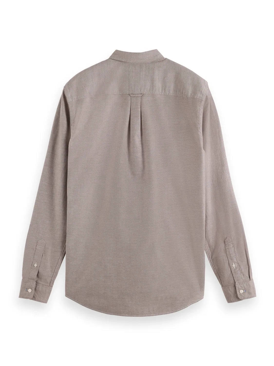 SCOTCH & SODA ESSENTIAL SOLID COTTON OXFORD L/S SHIRT 178705