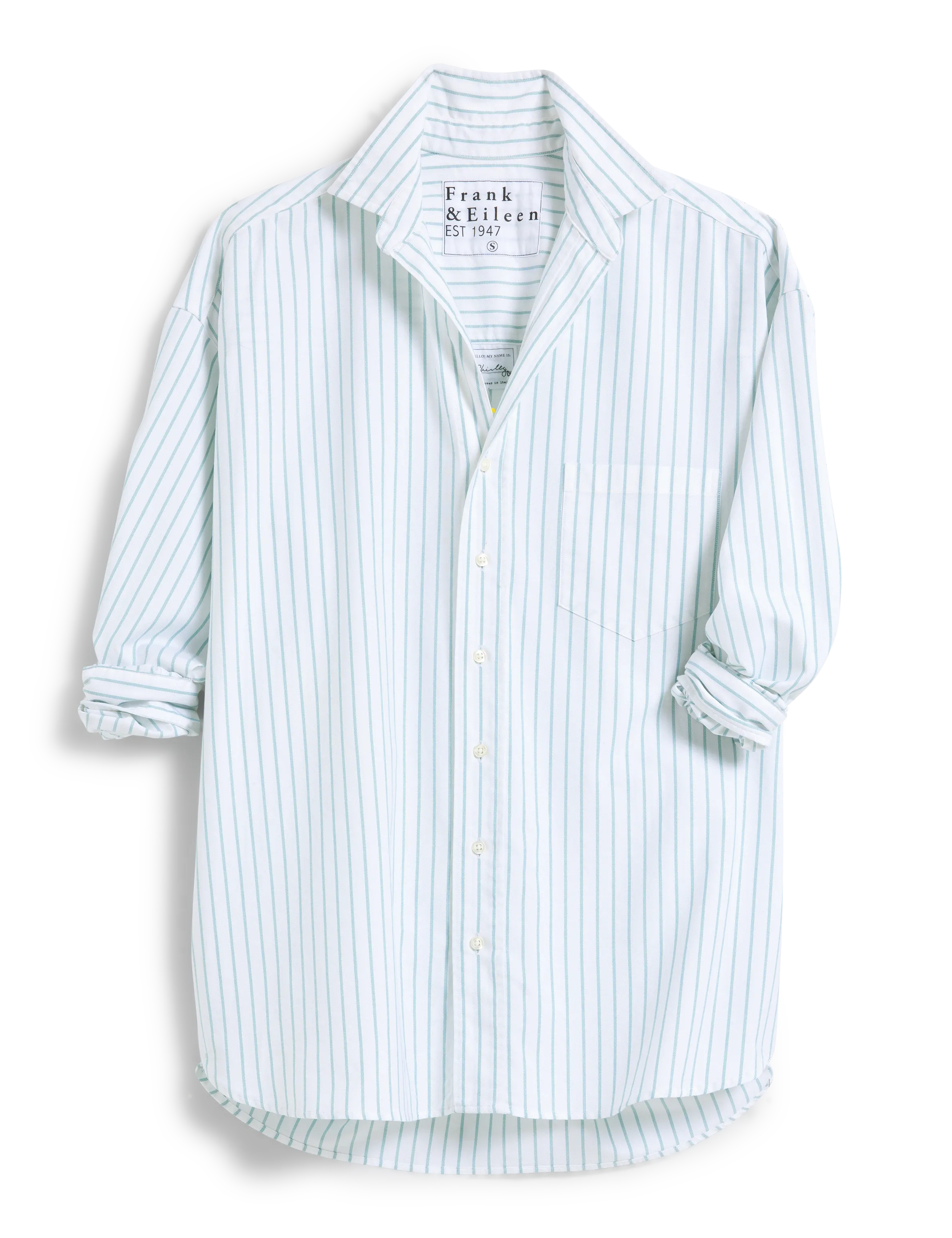 SHIRLEY Sage Stripe, 1947 Italian Oxford