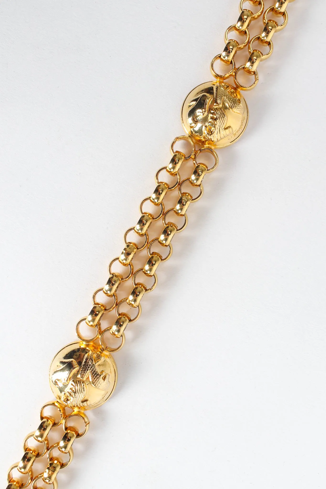 Shoe Dome Rolo Chain Link Belt