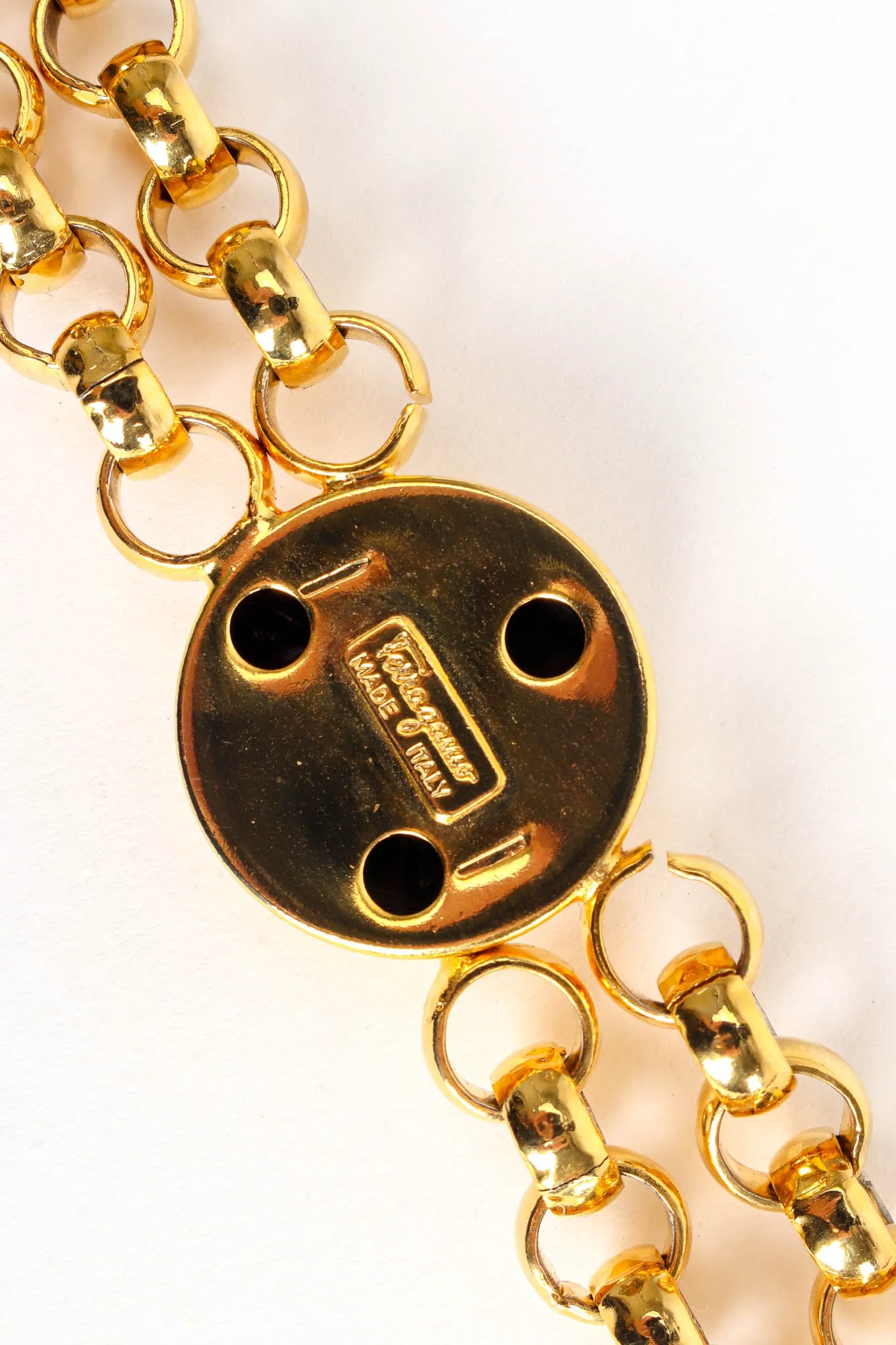 Shoe Dome Rolo Chain Link Belt