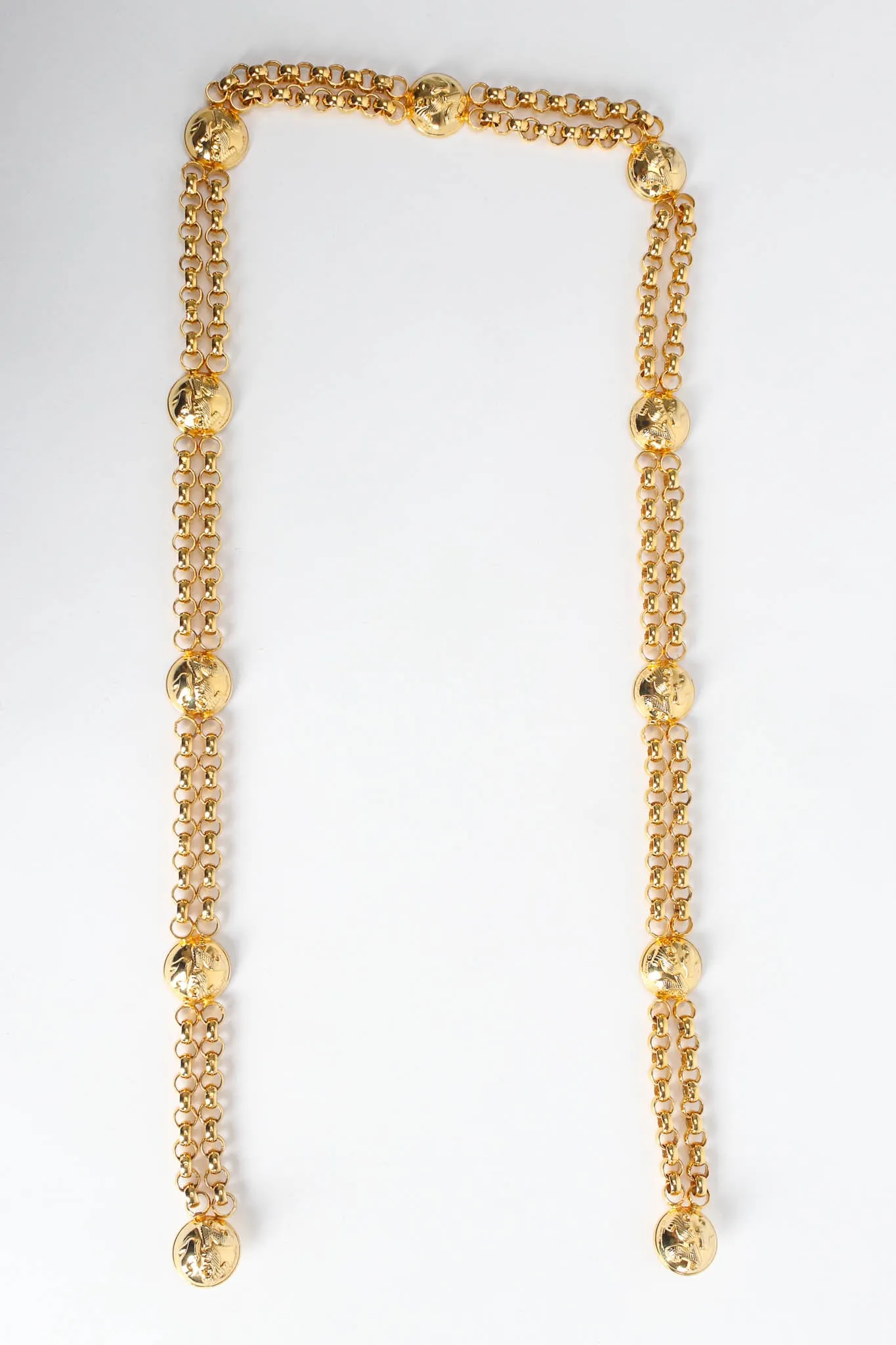 Shoe Dome Rolo Chain Link Belt