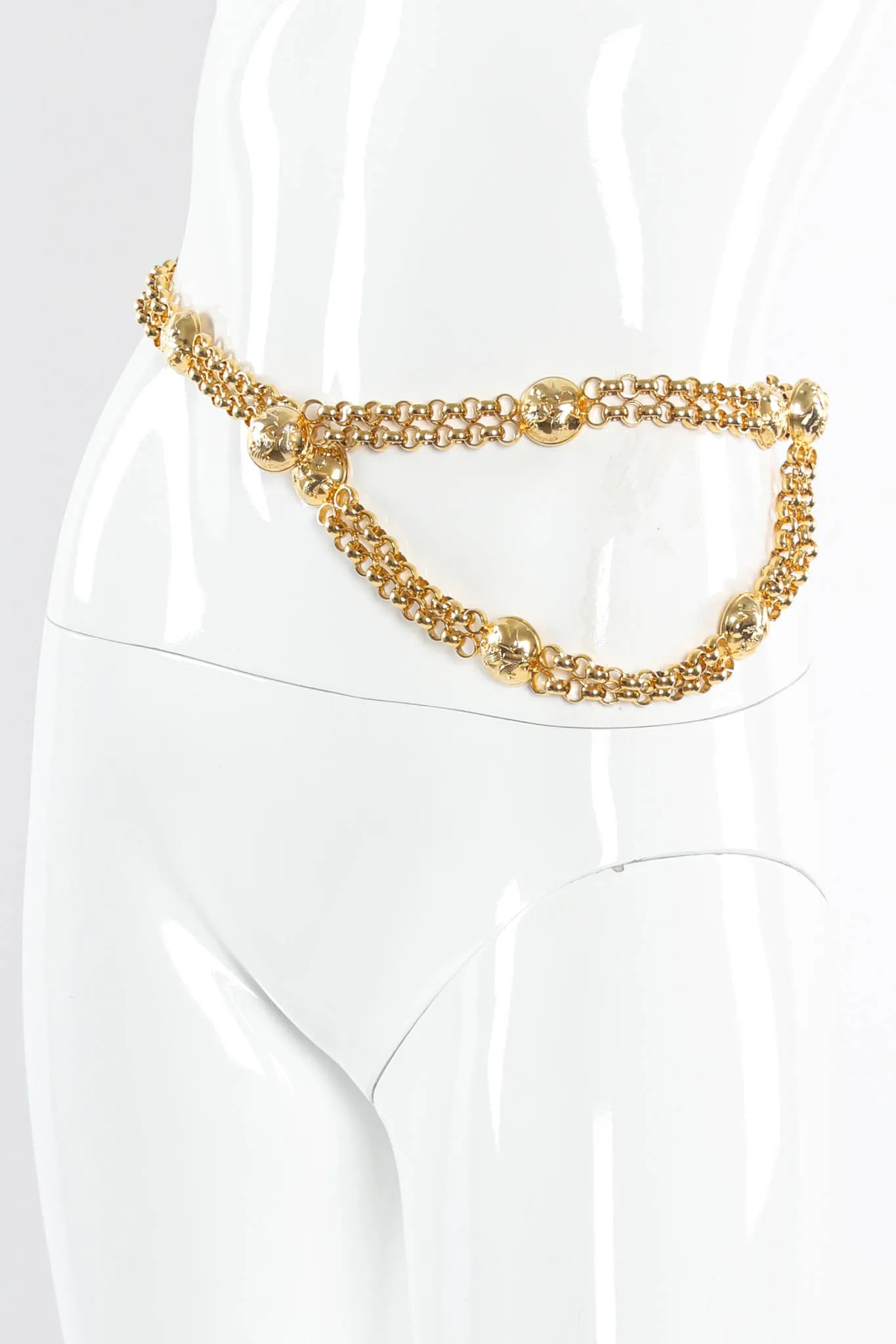 Shoe Dome Rolo Chain Link Belt