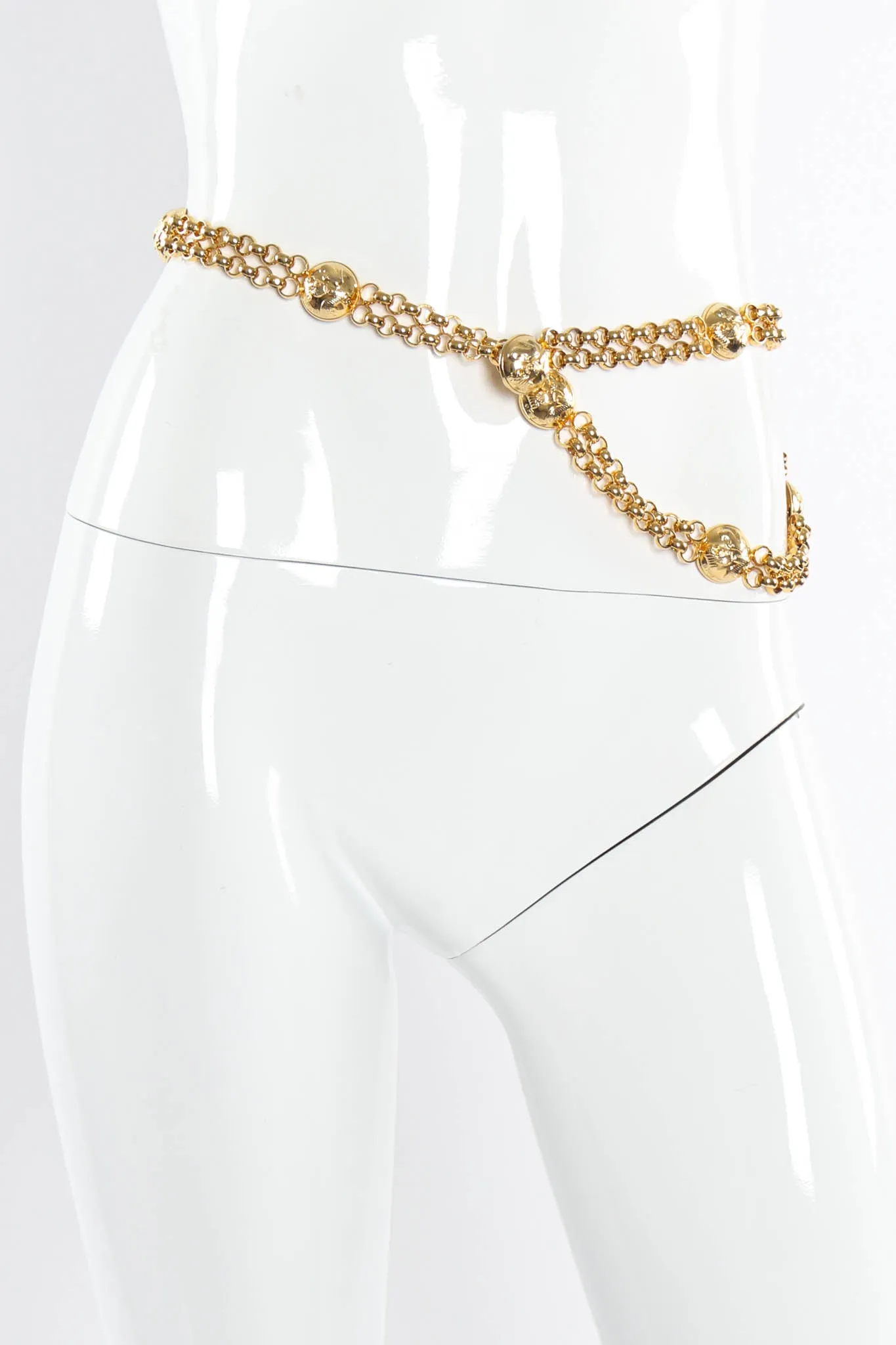 Shoe Dome Rolo Chain Link Belt