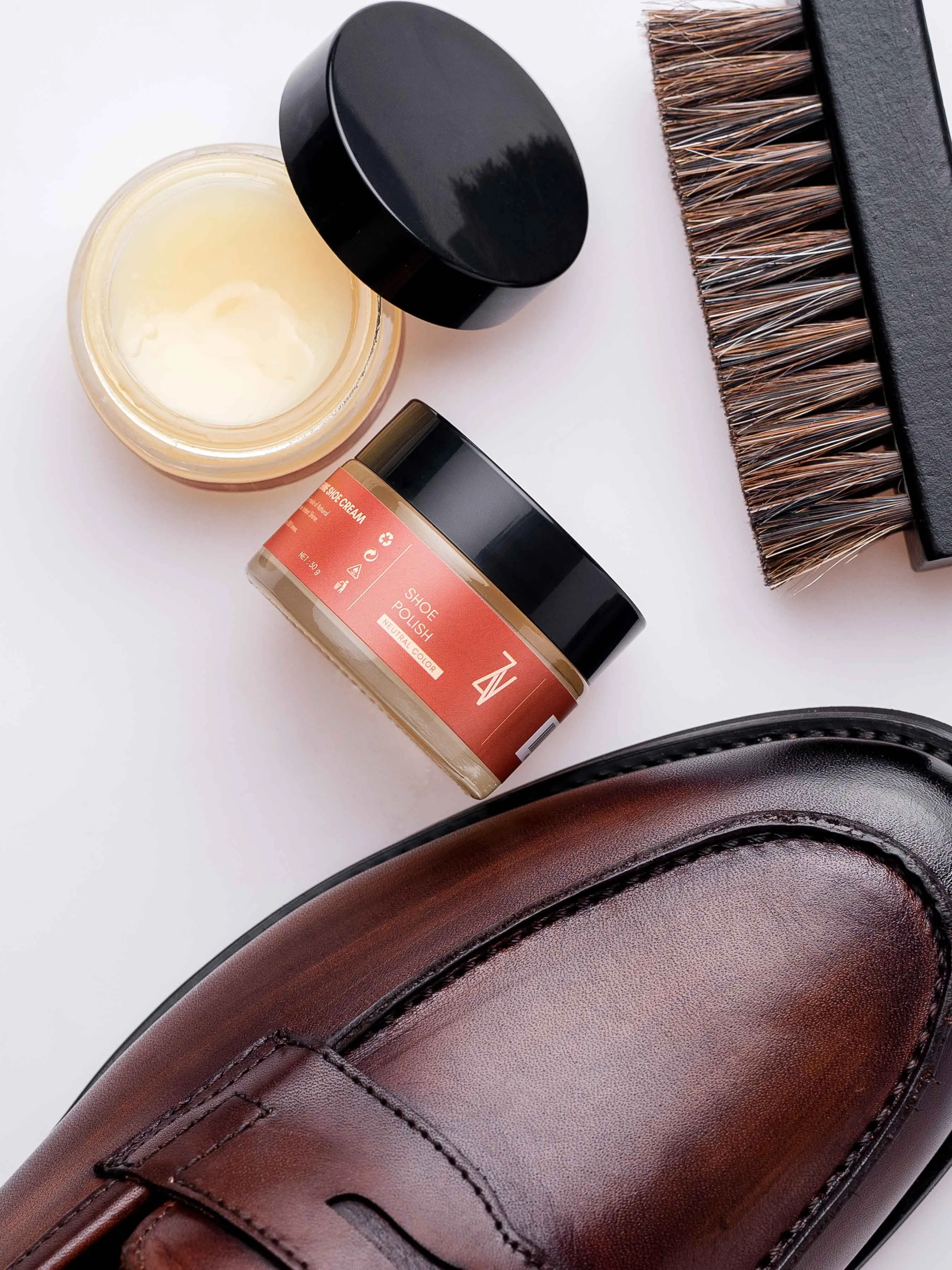 Shoe Polish Natural Wax Cream (Neutral Colour)