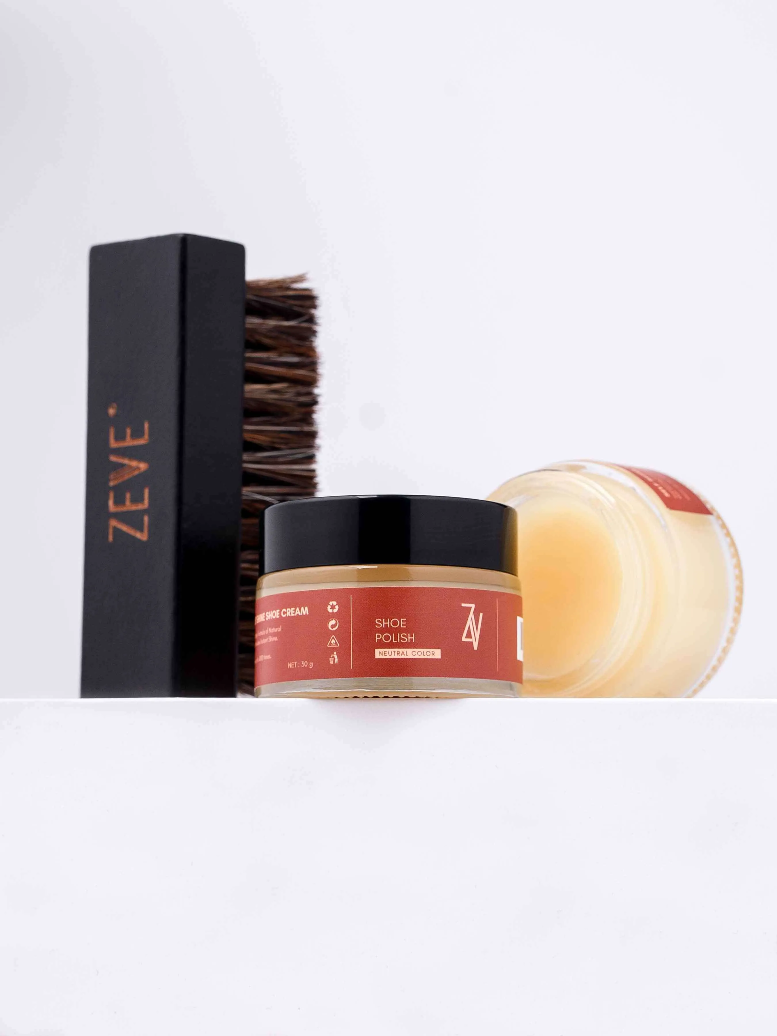 Shoe Polish Natural Wax Cream (Neutral Colour)