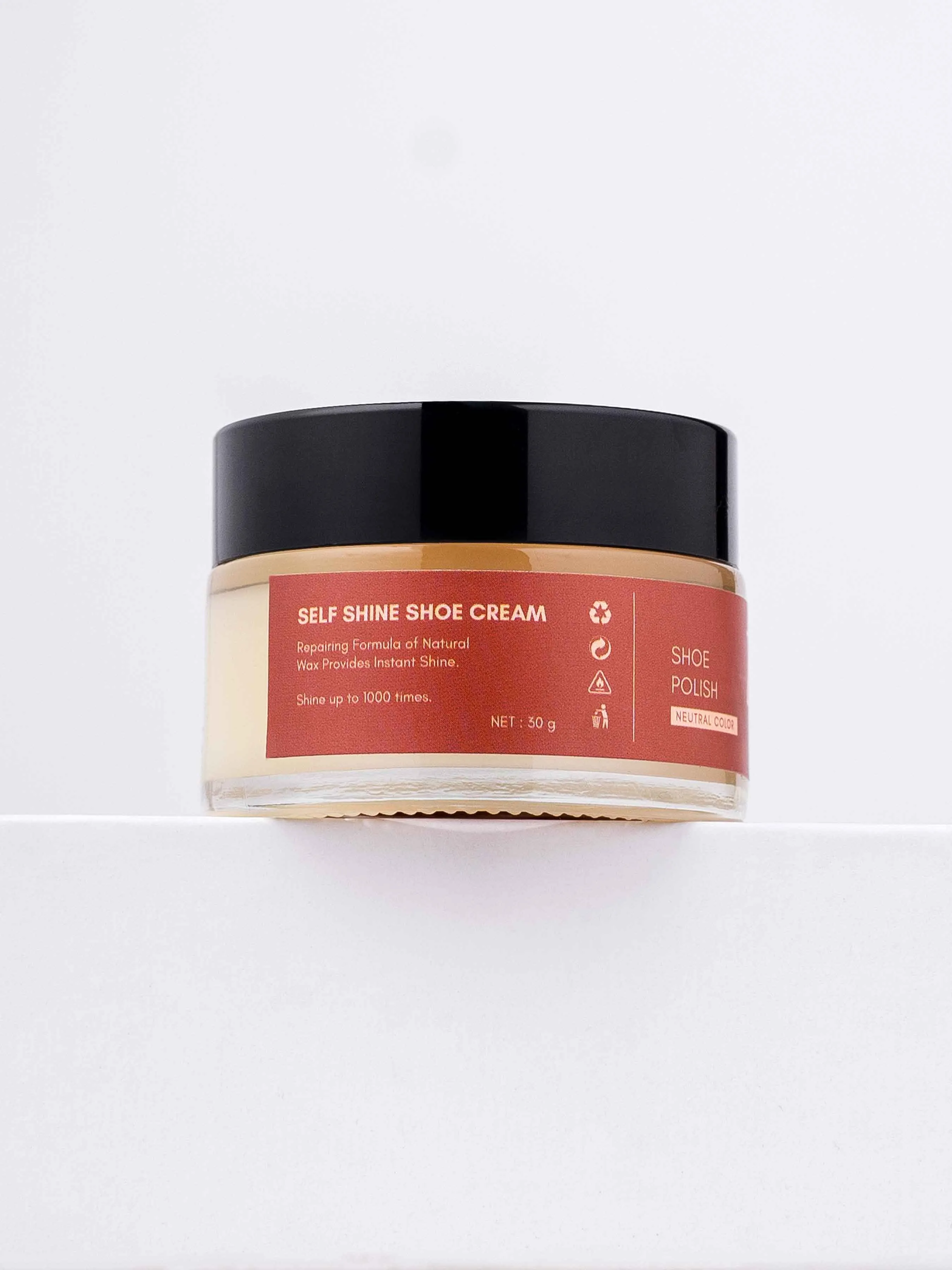 Shoe Polish Natural Wax Cream (Neutral Colour)