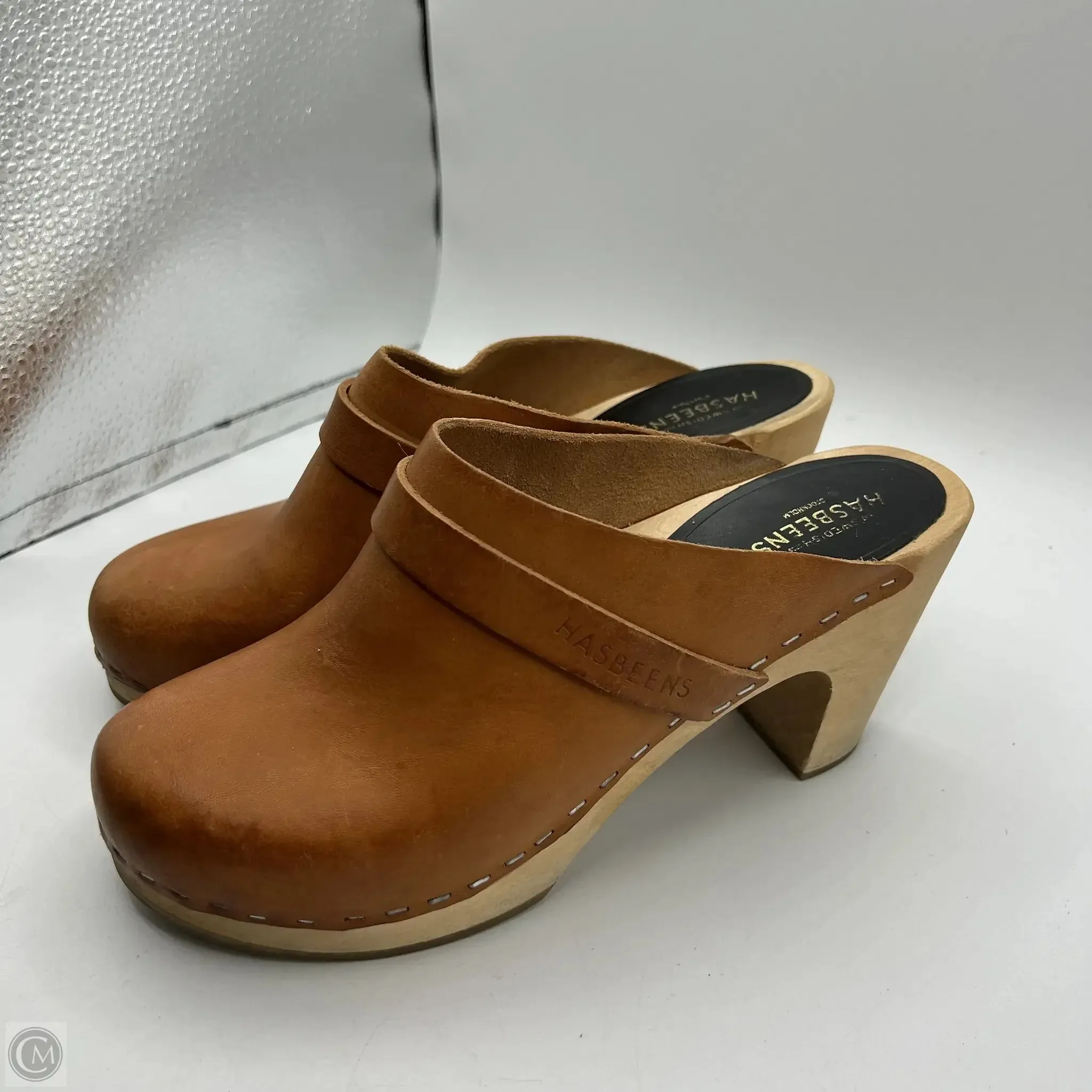 Shoes Heels Block By Cma In Brown, Size: 6.5