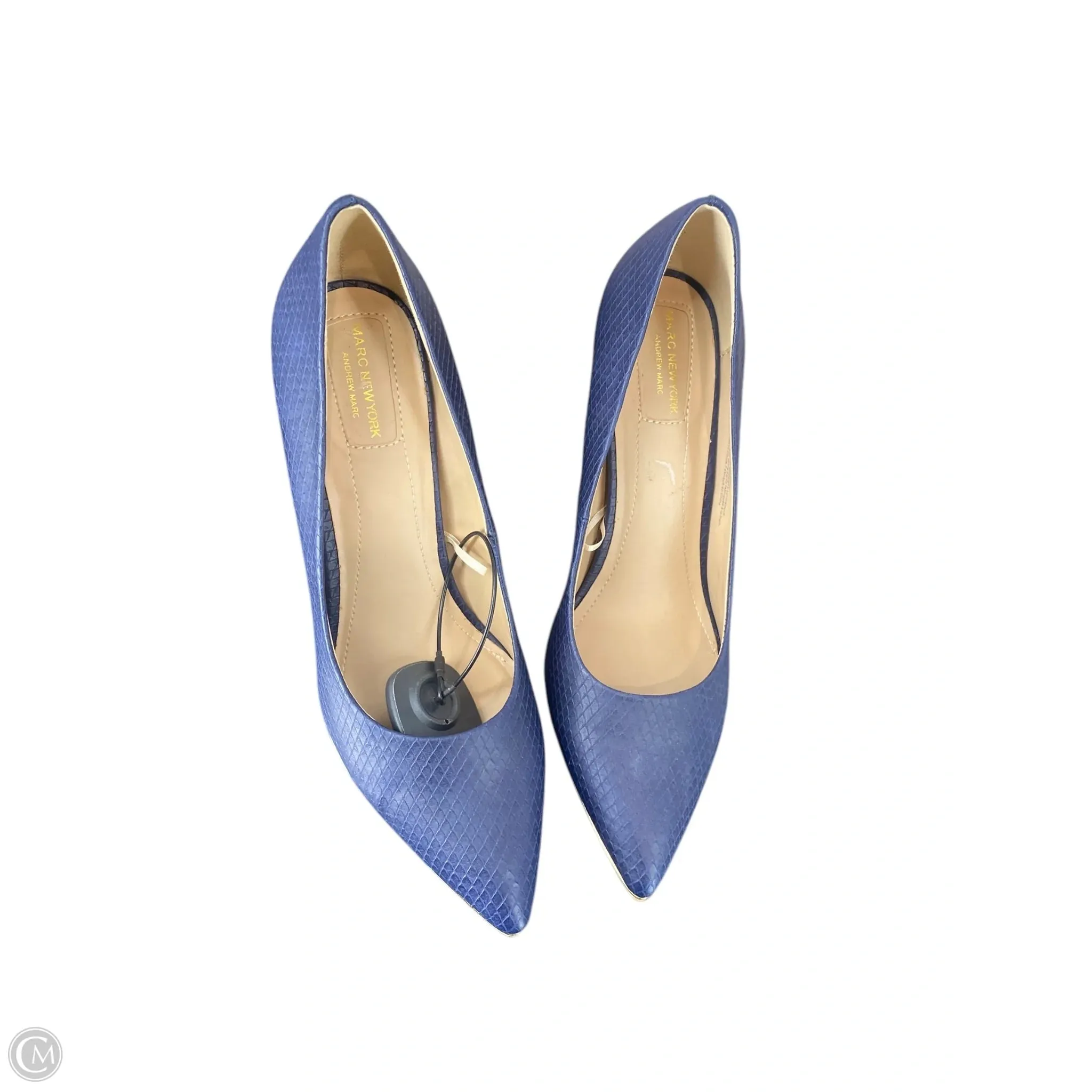 Shoes Heels Stiletto By Marc New York In Navy, Size: 9