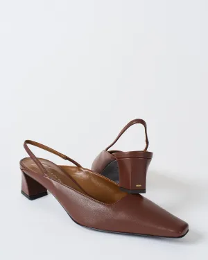 sling back heel