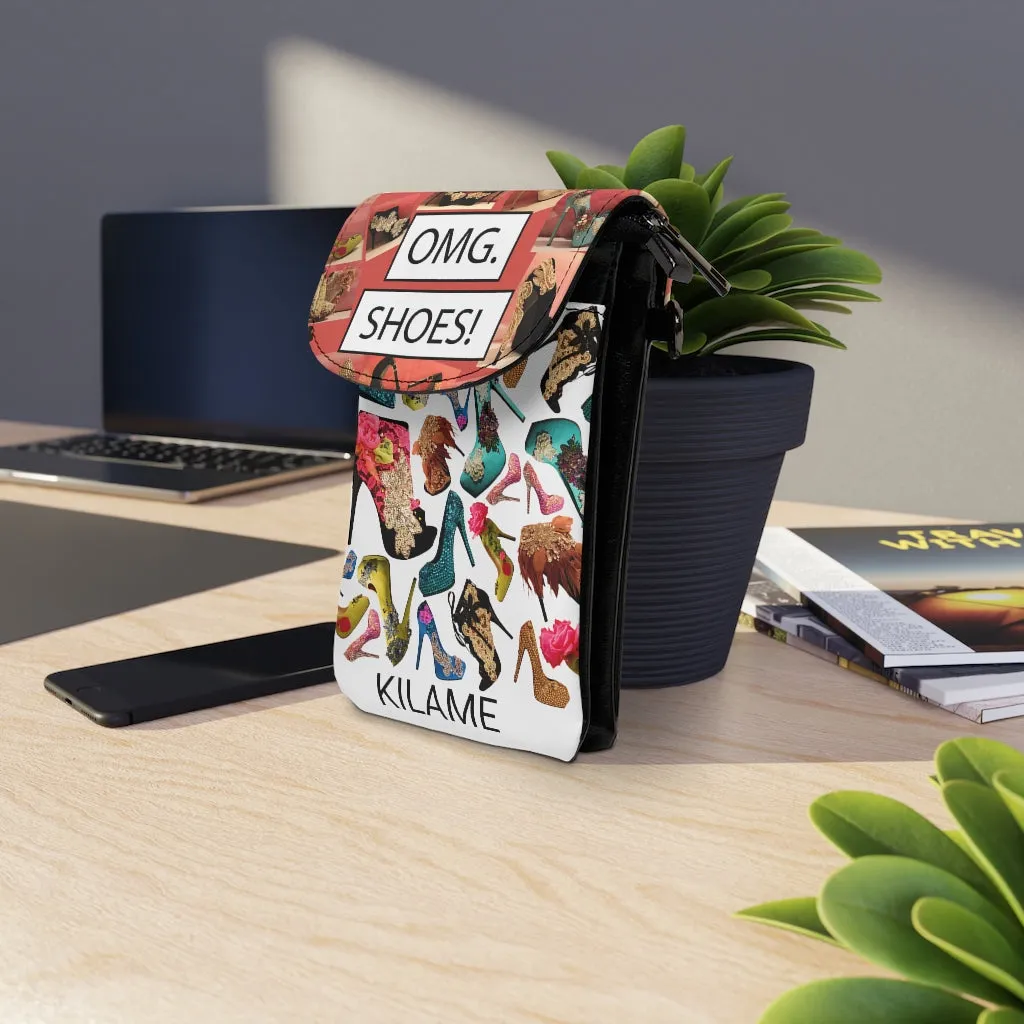 Small Cell Phone Wallet 'OMG. Shoes'