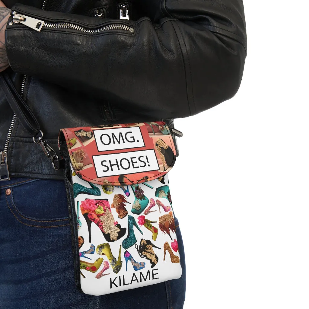 Small Cell Phone Wallet 'OMG. Shoes'