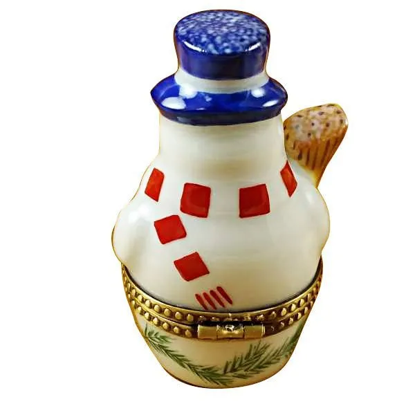 Snowman with Blue Hat