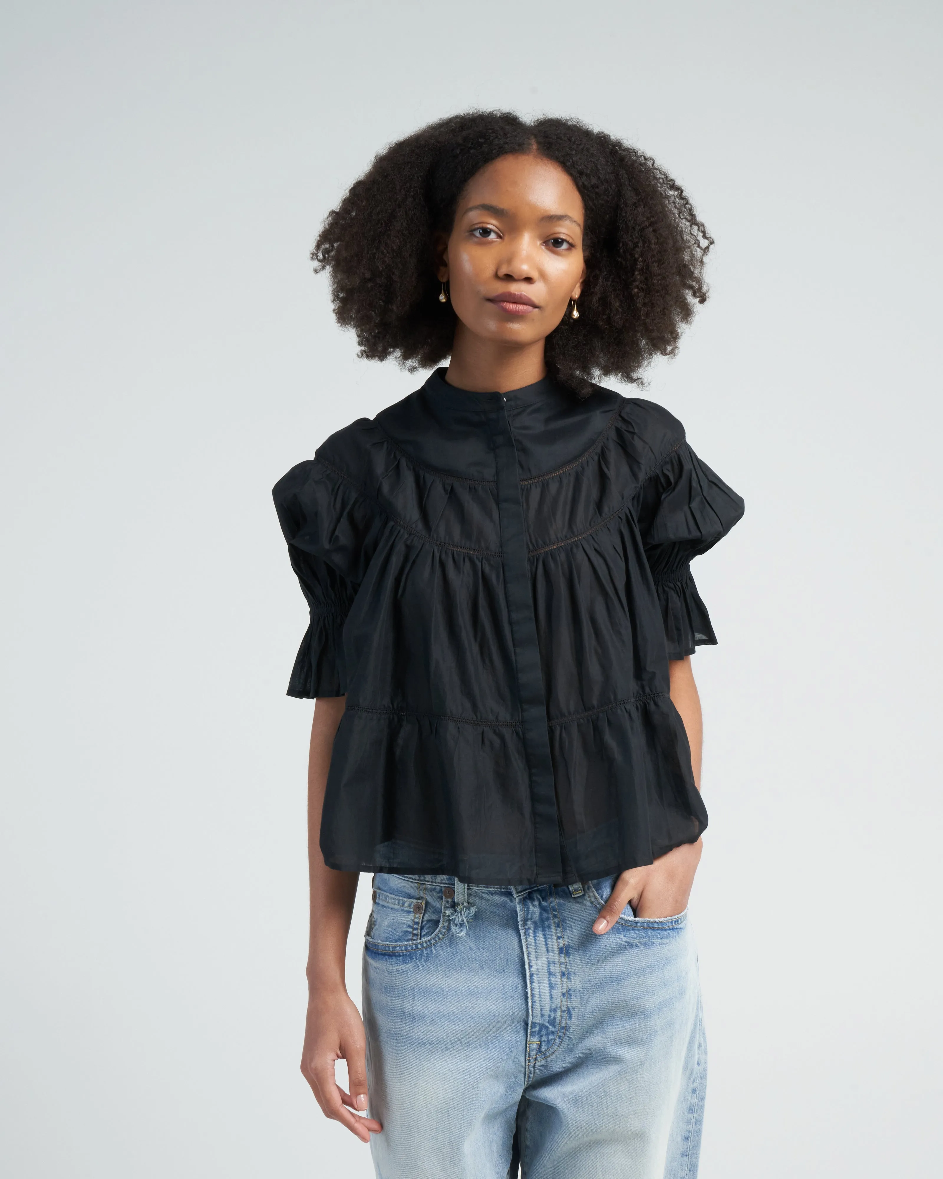sol shirt - black