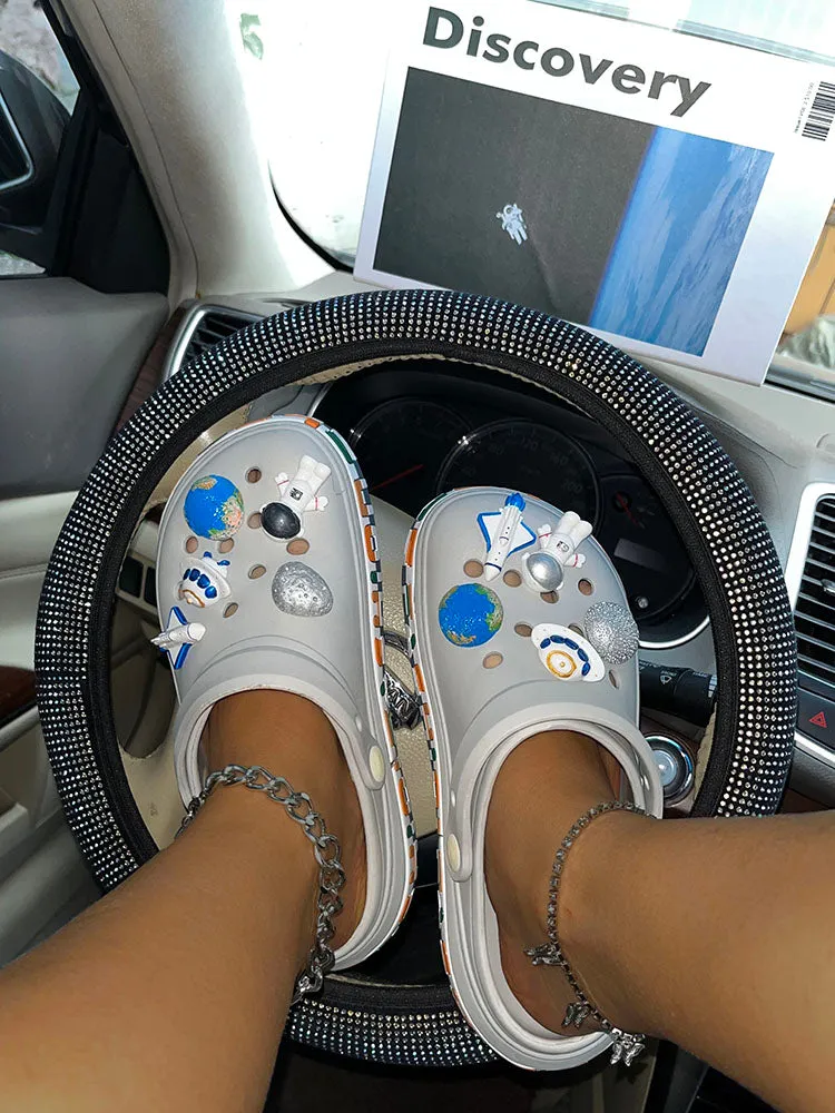 Spaceman Holey Slippers