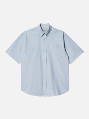 S/S Braxton Shirt -  Bleach/White