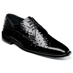 Stacy Adams Russo Plain Toe Oxford Dress Shoes - Black