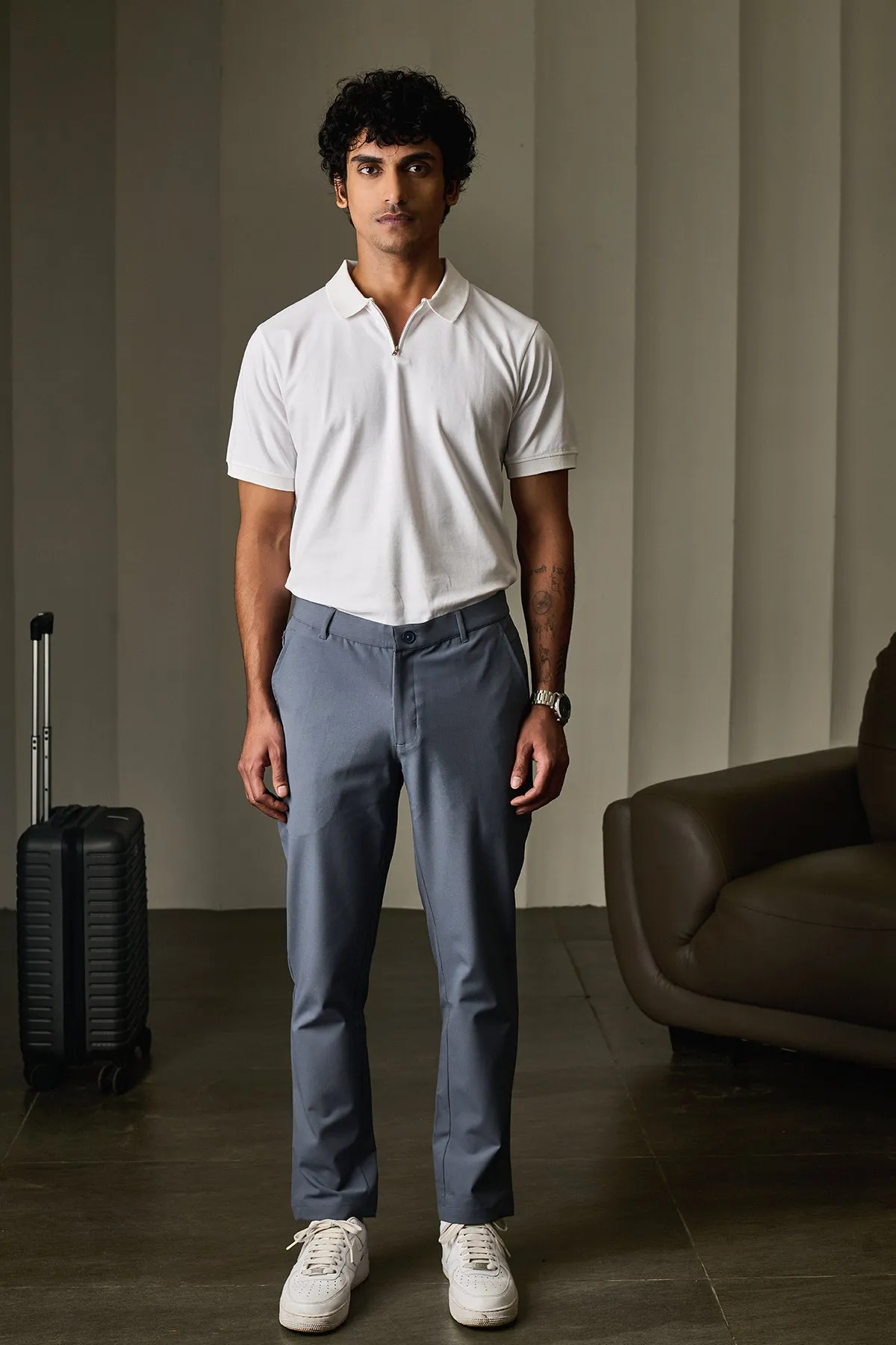 Steel Grey Business Pant