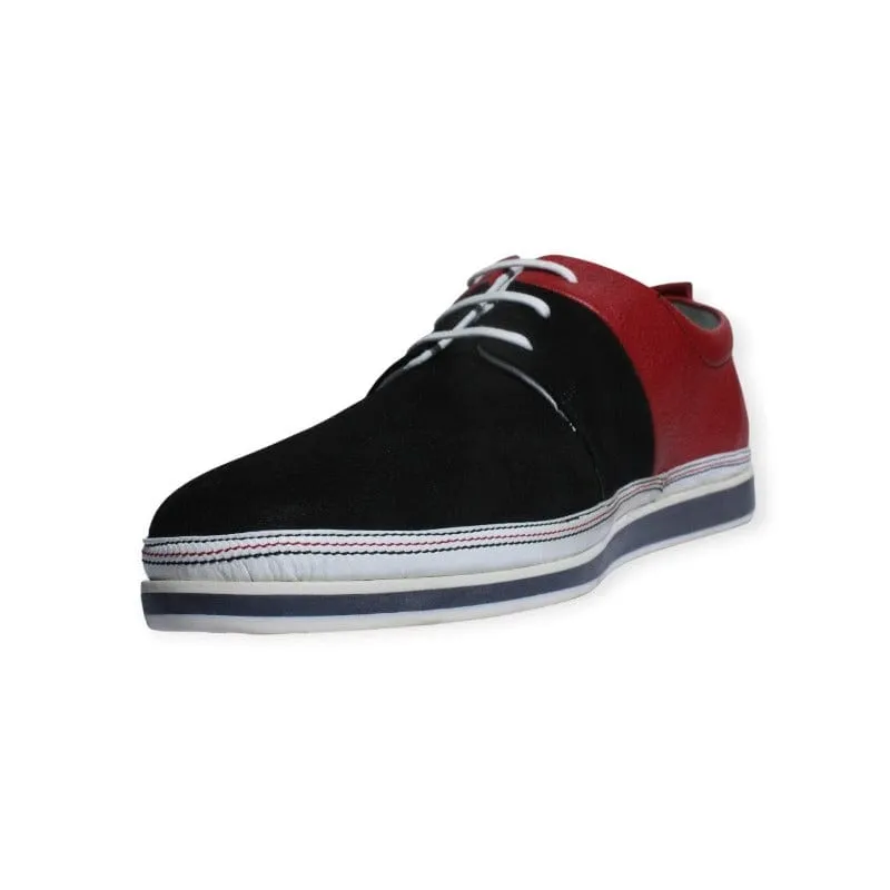 Stefano R Casual Shoe Red/Black