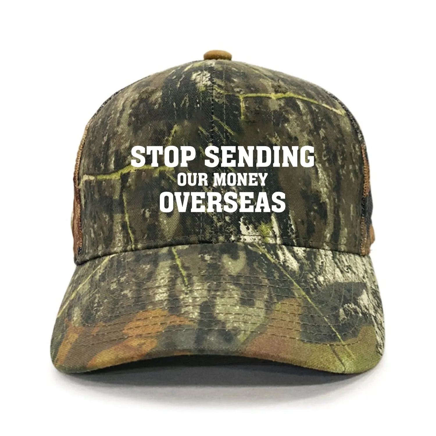 Stop Sending Our Money To Overseas Premium Embroidery Hat