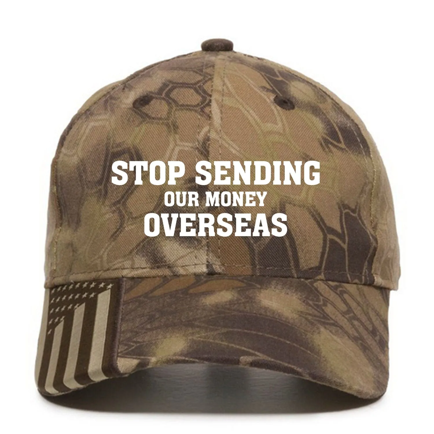 Stop Sending Our Money To Overseas Premium Embroidery Hat