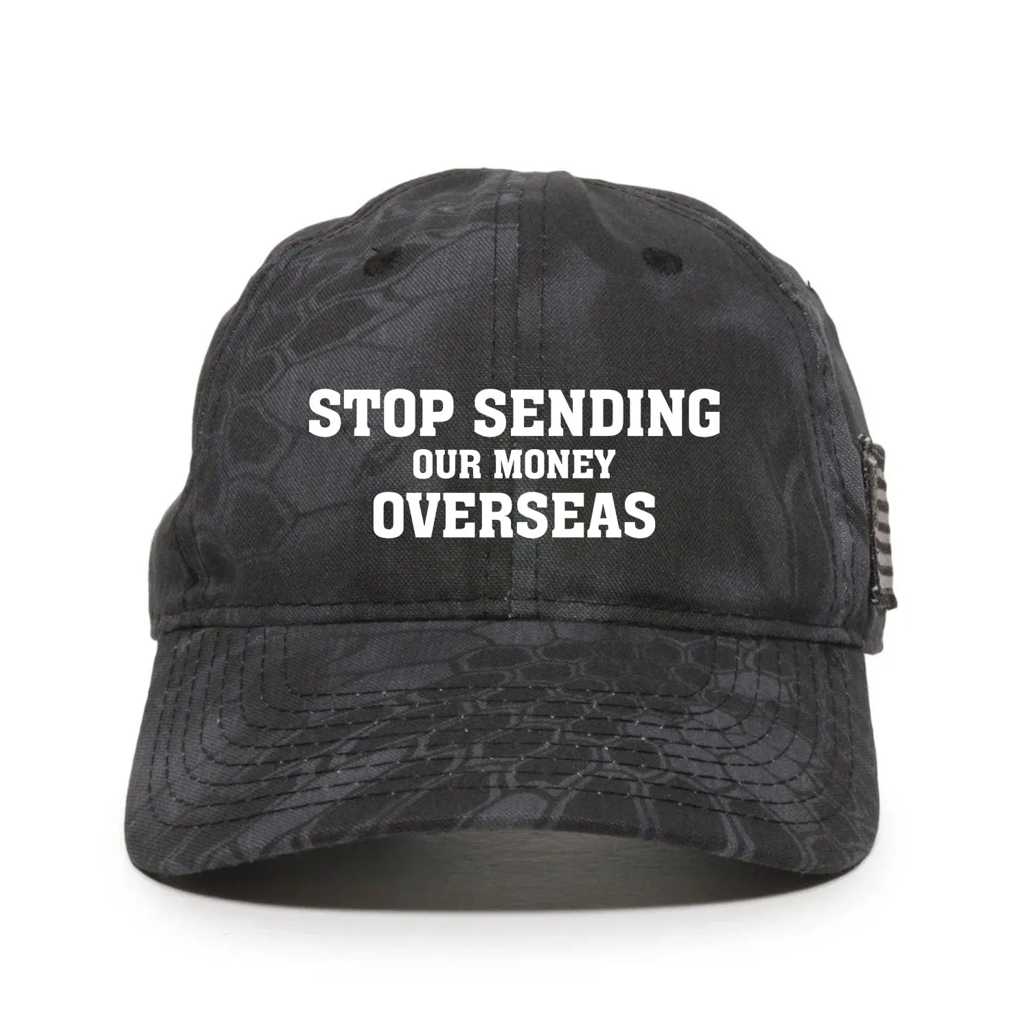 Stop Sending Our Money To Overseas Premium Embroidery Hat
