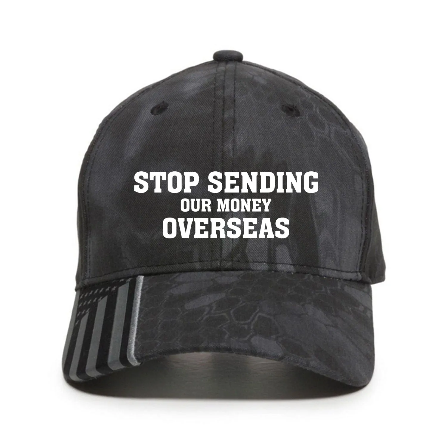 Stop Sending Our Money To Overseas Premium Embroidery Hat
