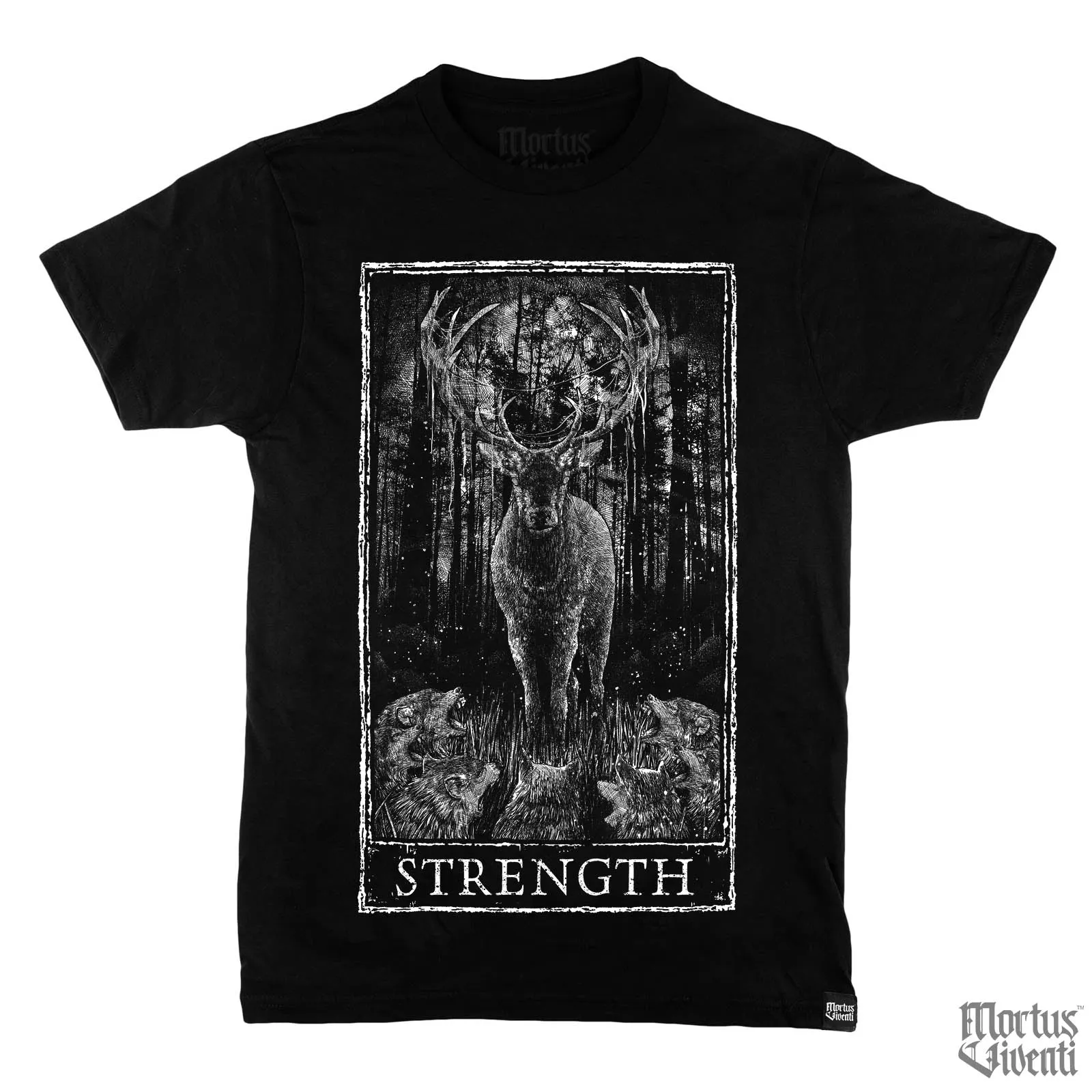Strength Tarot Card T-Shirt