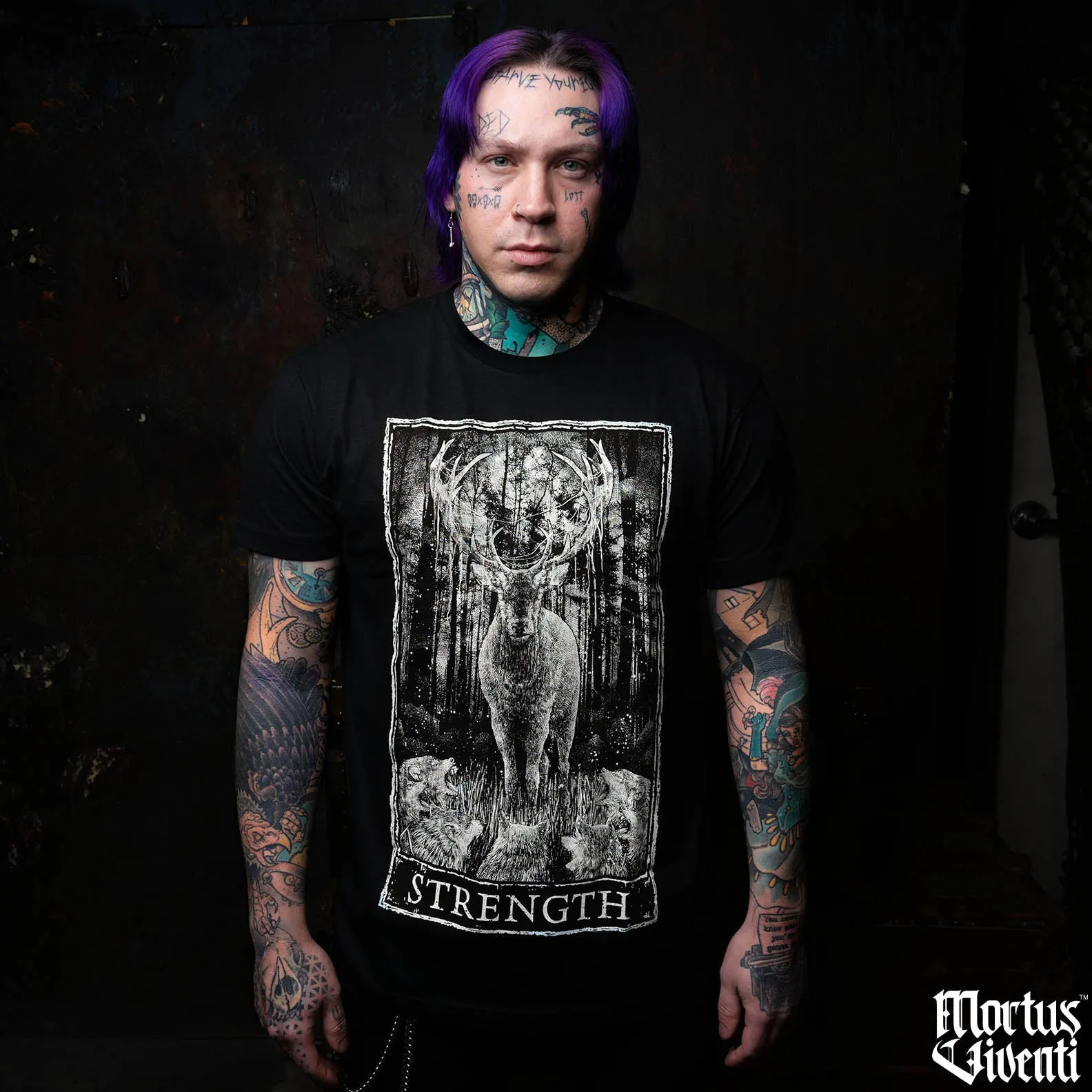 Strength Tarot Card T-Shirt