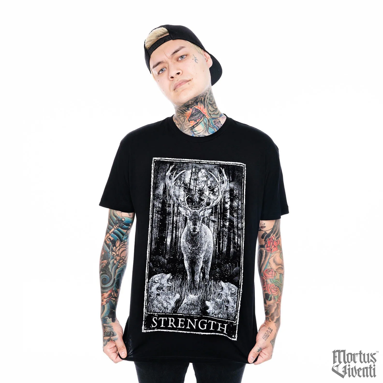 Strength Tarot Card T-Shirt