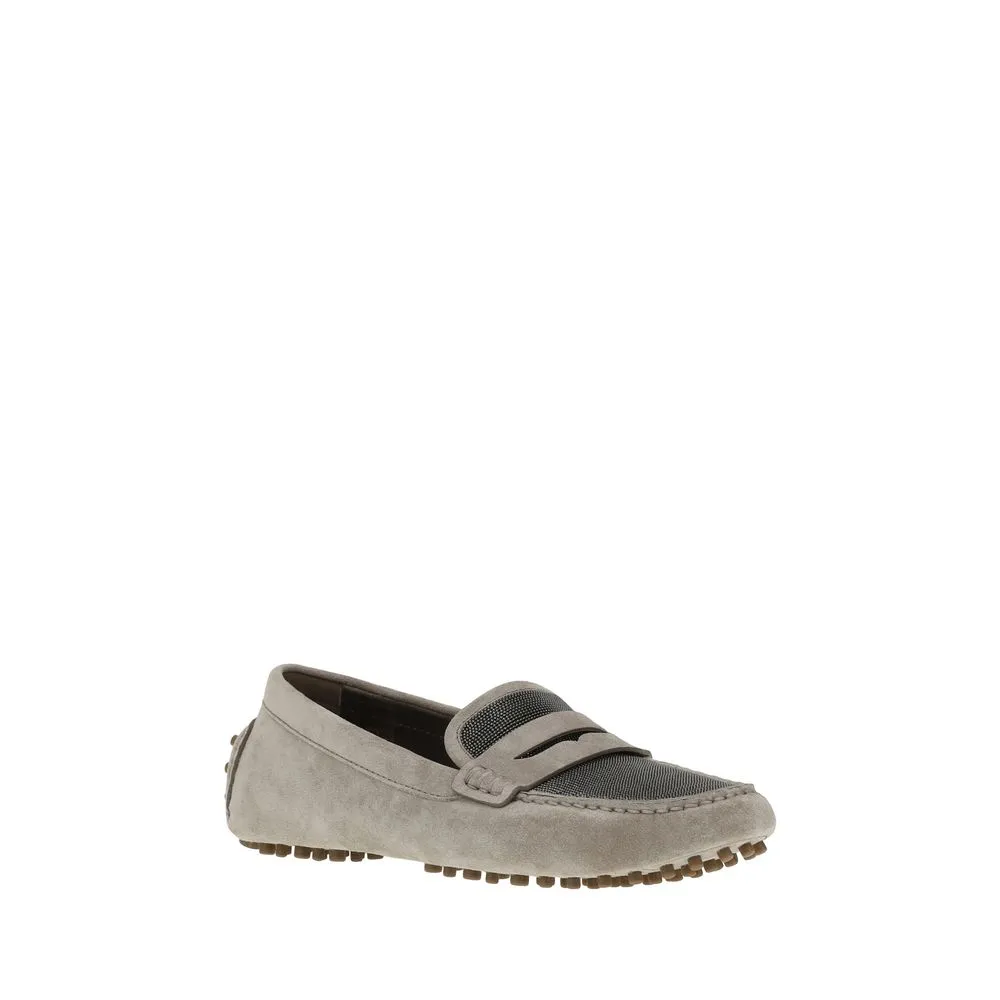 Suede Leather Loafers
