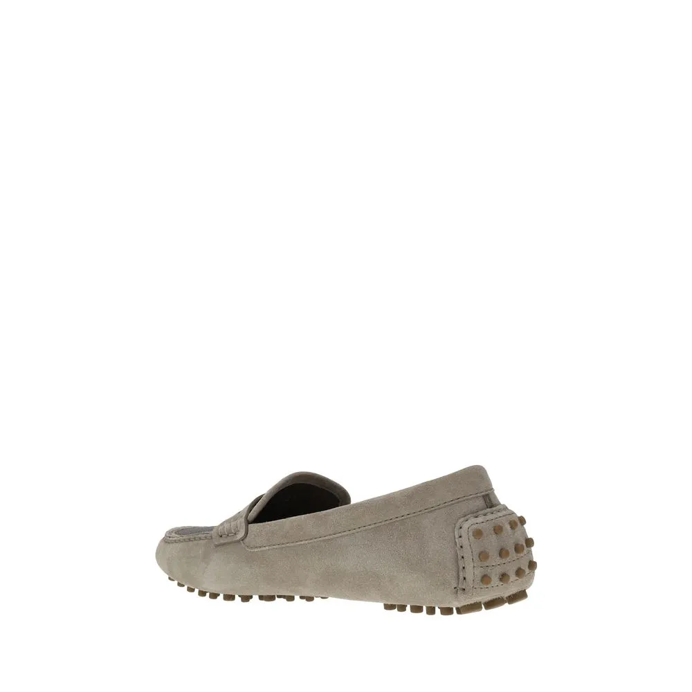 Suede Leather Loafers