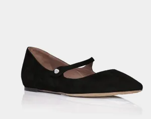Tabitha Simmons Black Kidsuede