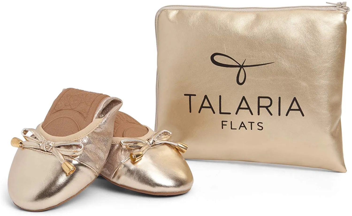 TALARIA Girl's Champagne Premium Littles Flats $37 NEW