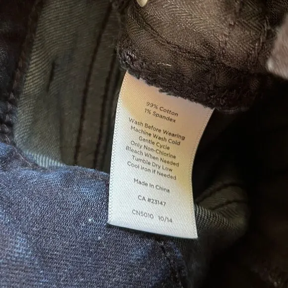 TALBOTS Curvy Straight Dark Wash Jeans | Size 16