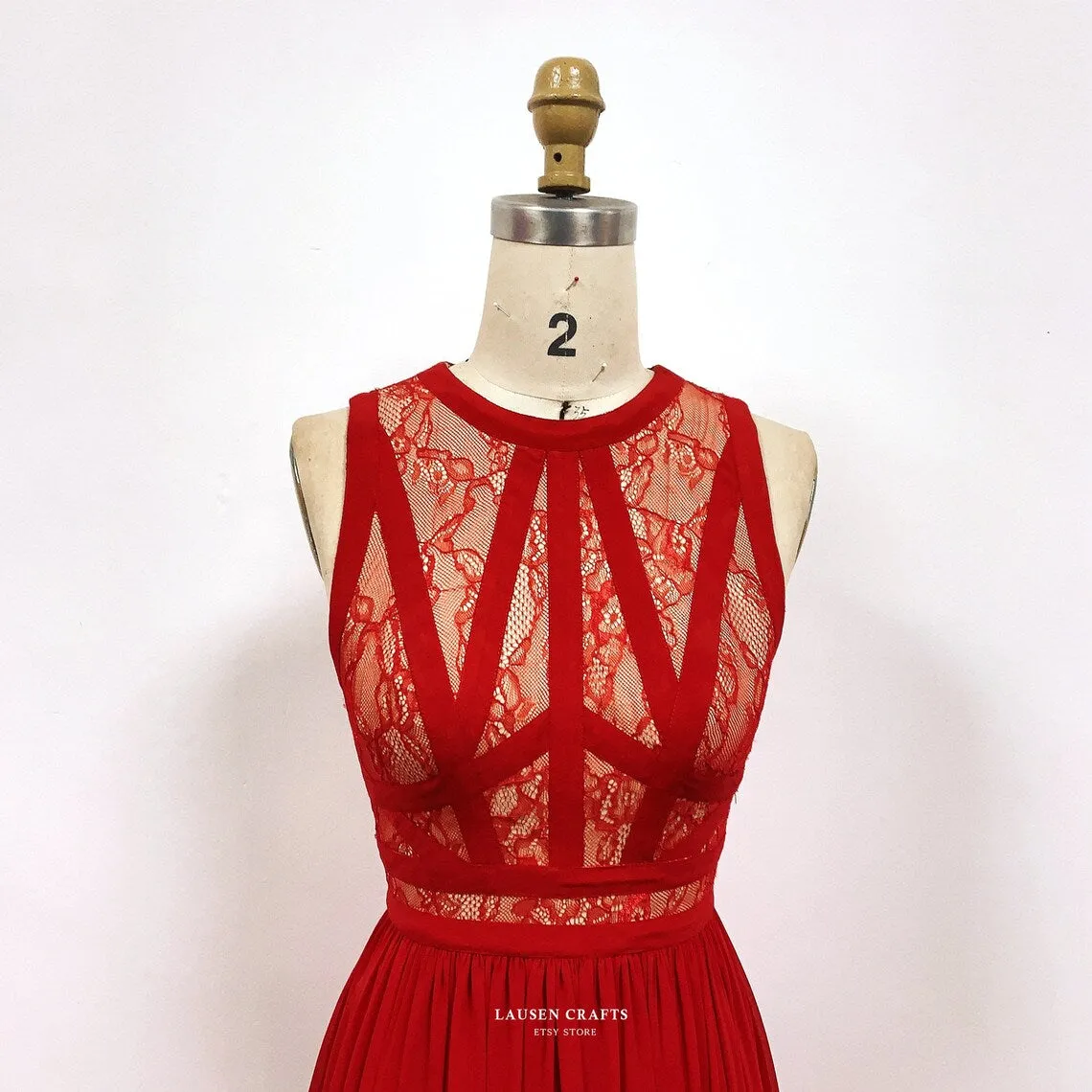 Taylor Swift Red Dress Chiffon Prom Dress Formal Gown