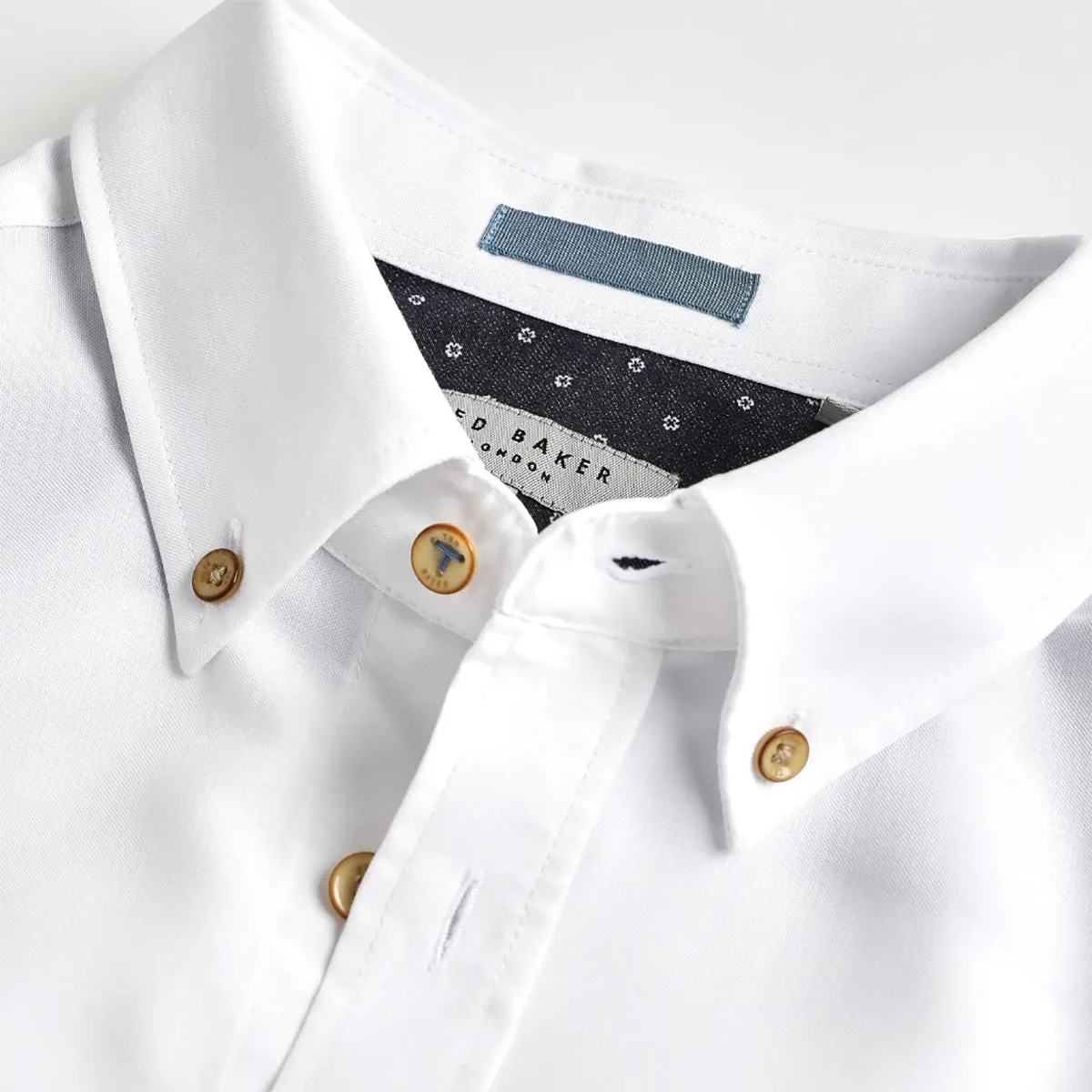 Ted Baker - YASAI SS Oxford Shirt in White