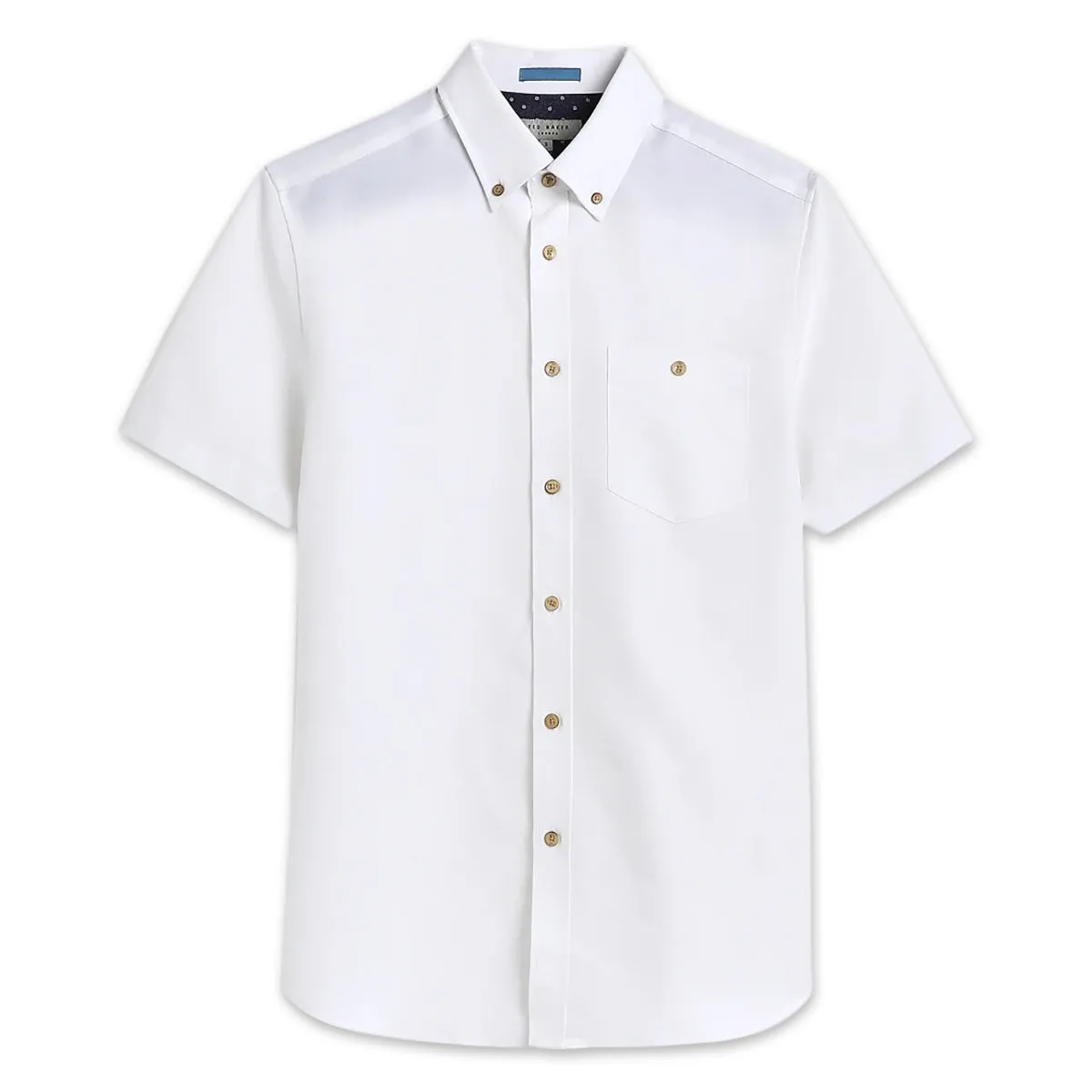 Ted Baker - YASAI SS Oxford Shirt in White