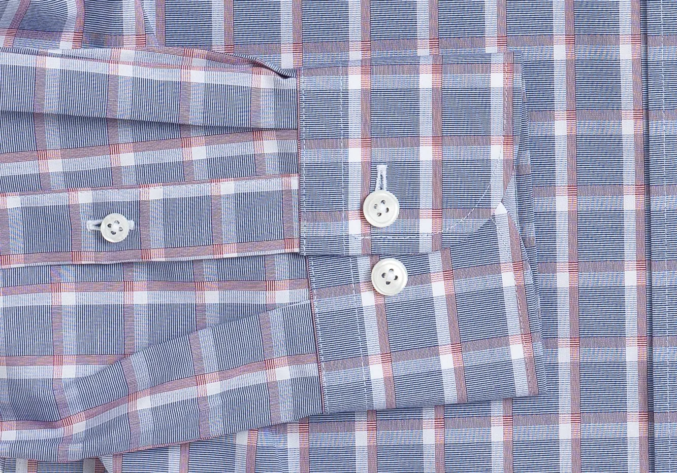 The Blue Greyrock Check Custom Shirt