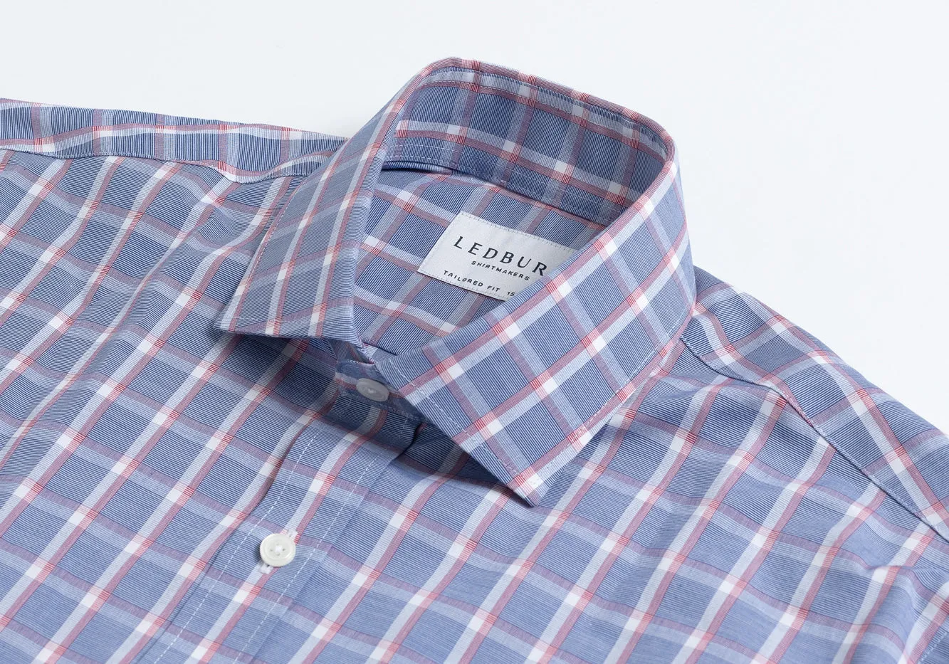 The Blue Greyrock Check Custom Shirt