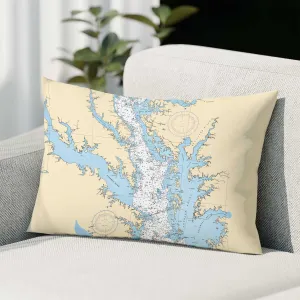 The Central Chesapeake Bay Rectangle Pillow Cover