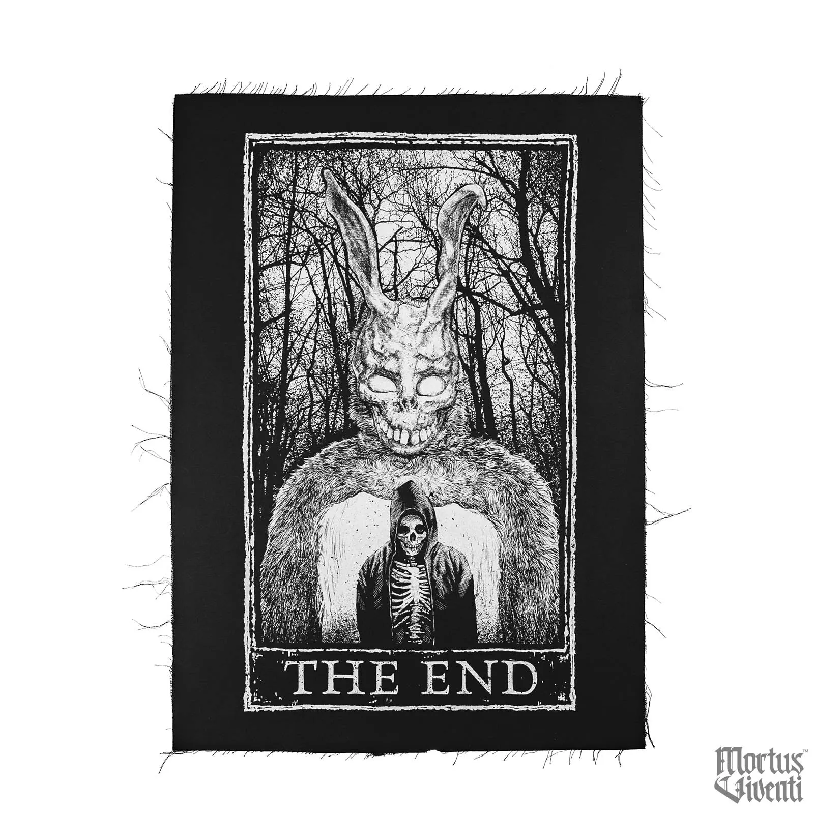 The End Tarot Card Large Patch