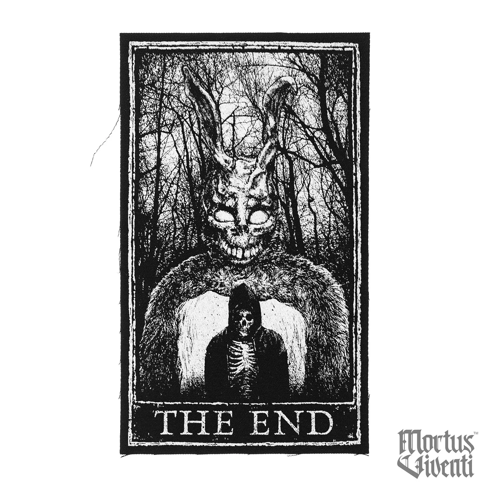 The End Tarot Card Mini Patch
