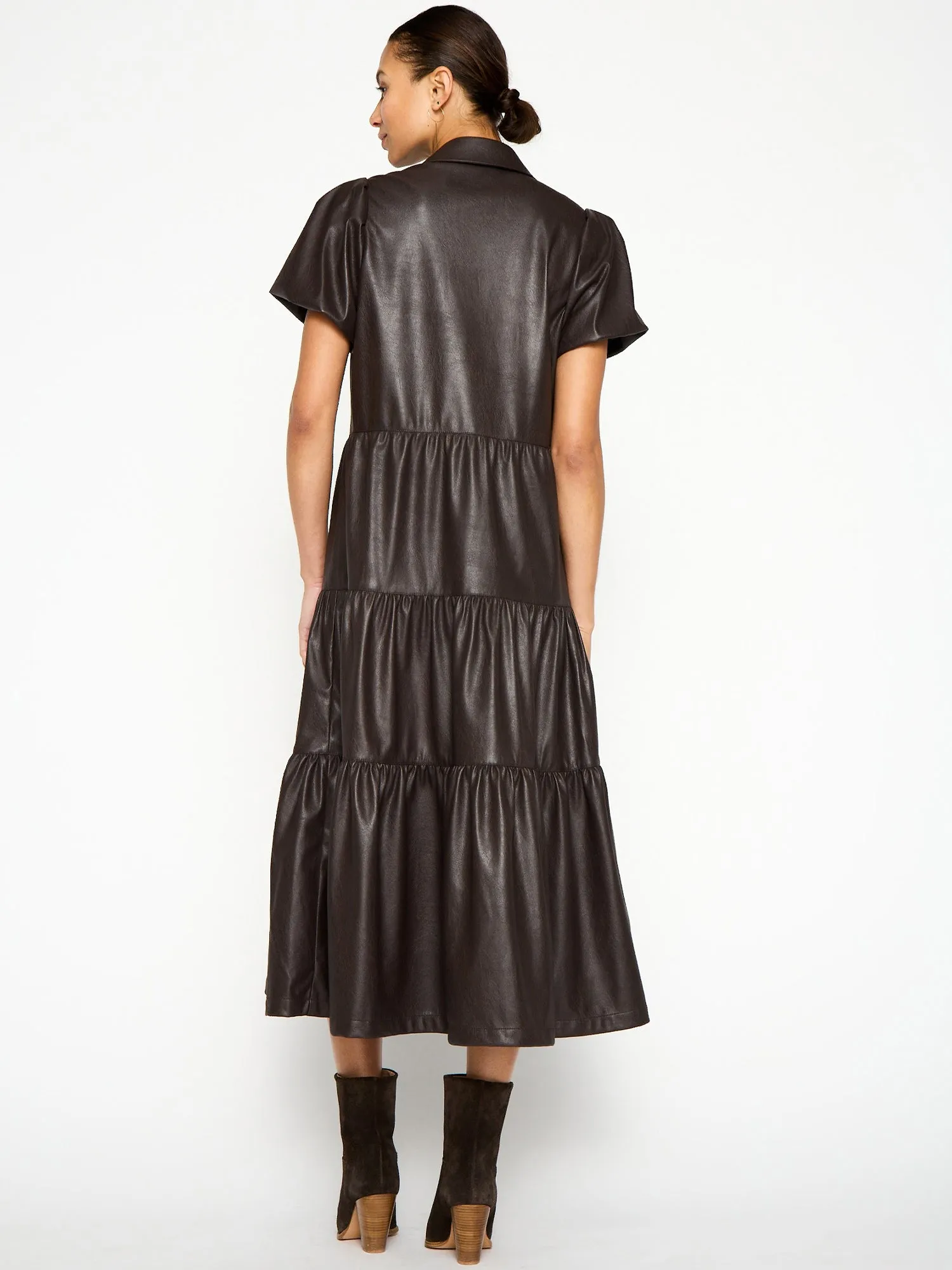 The Havana Vegan Leather Dress
