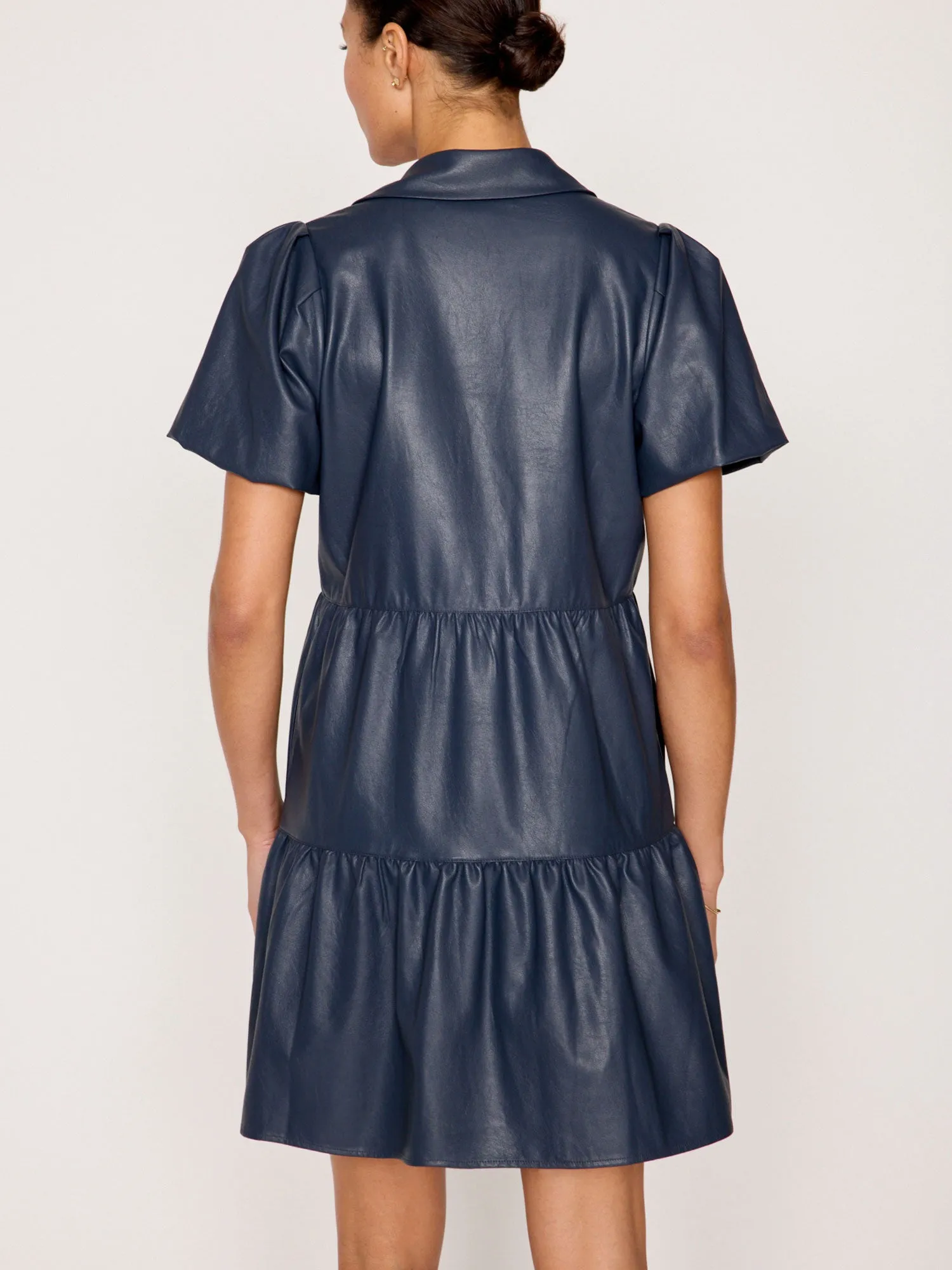 The Havana Vegan Leather Mini Dress