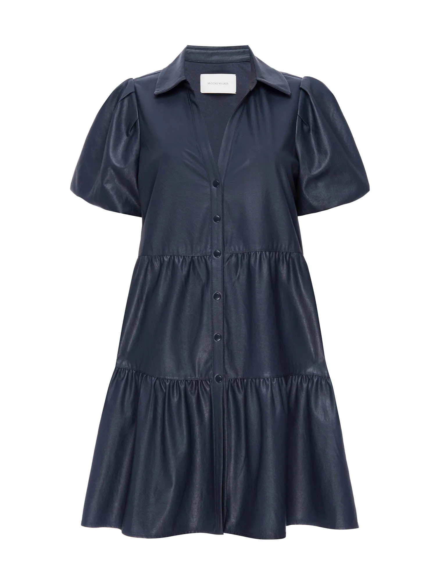 The Havana Vegan Leather Mini Dress